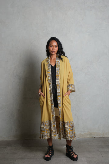 DHARMA KIMONO Saffron