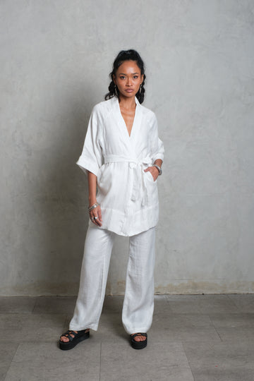 CANANG KIMONO Snow white