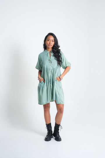 INDALI MIDI DRESS Diopside