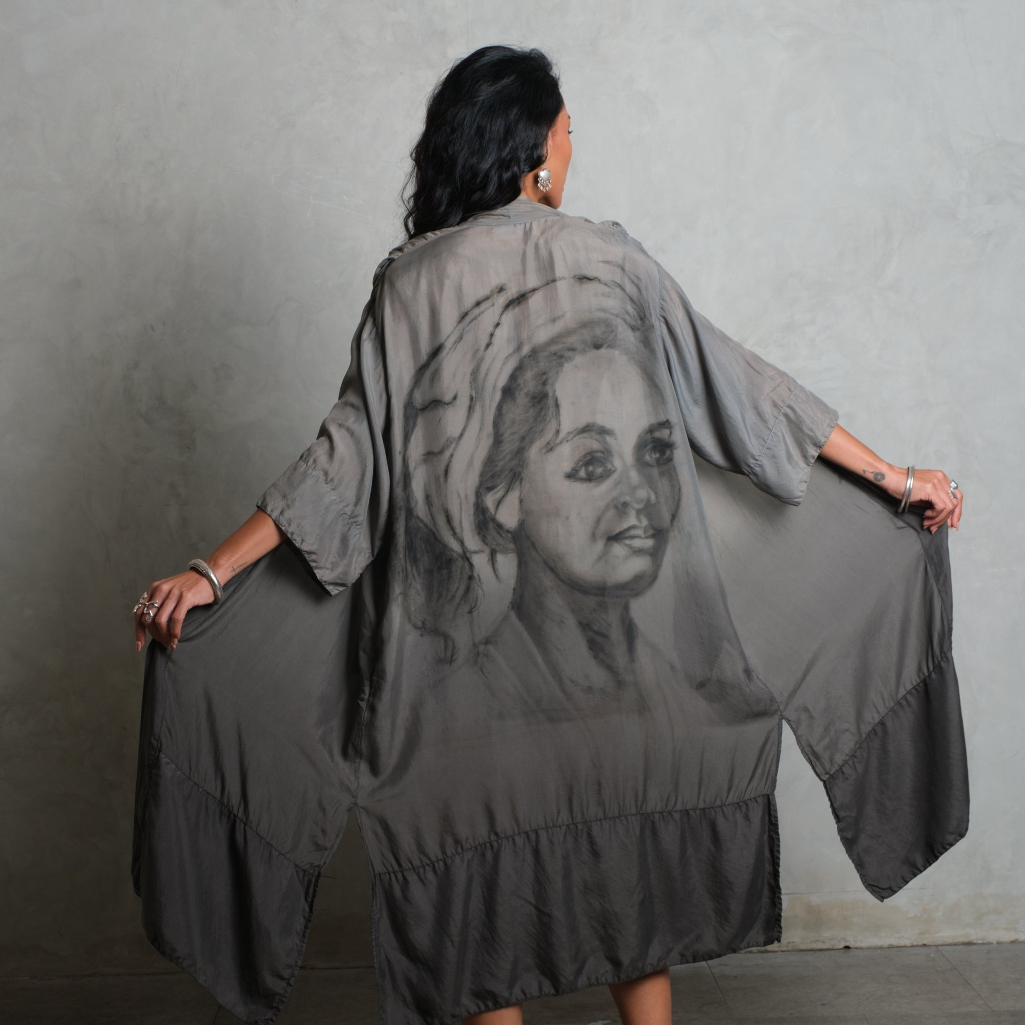 DEWI KIMONO  smoke ombre