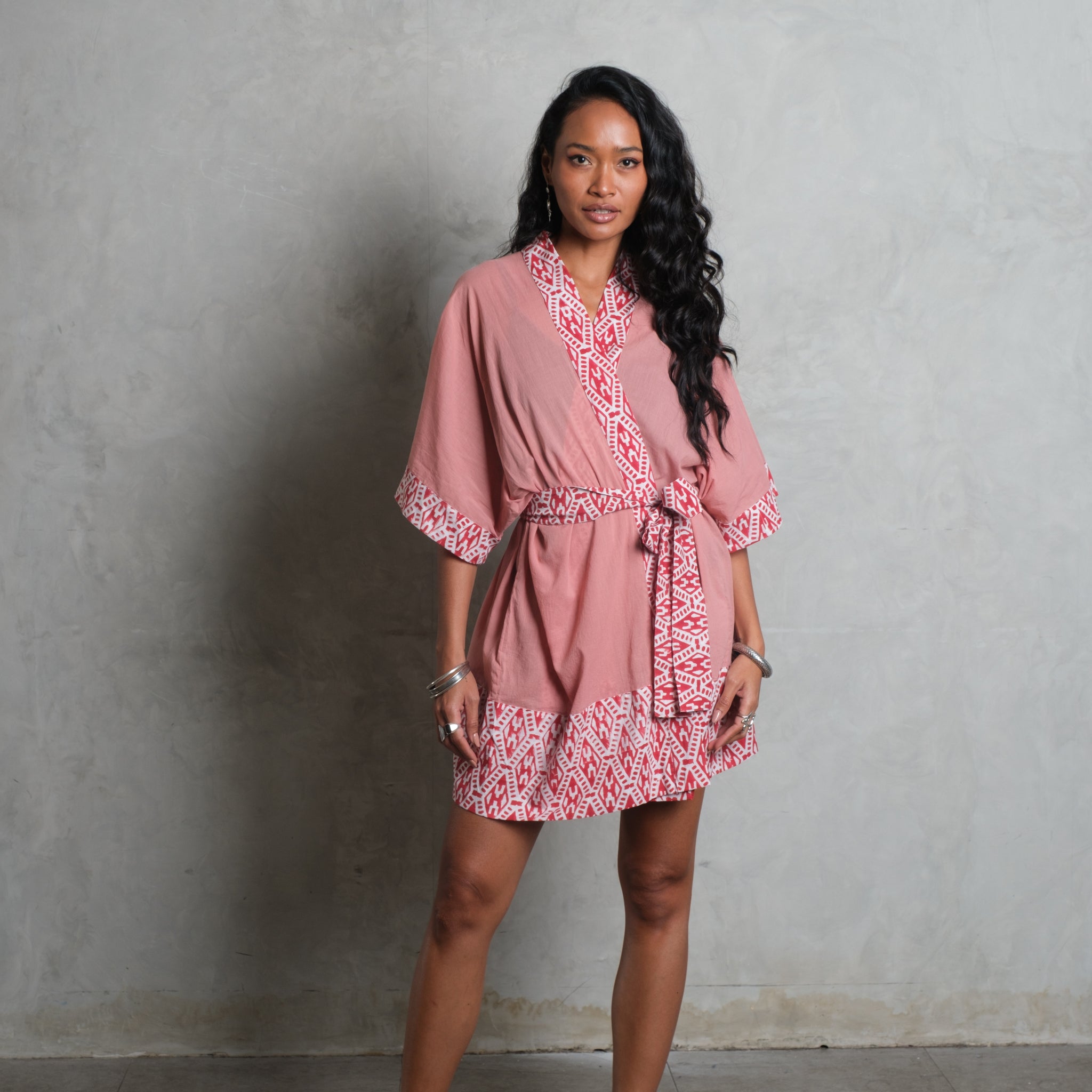MAYA KIMONO Rosa