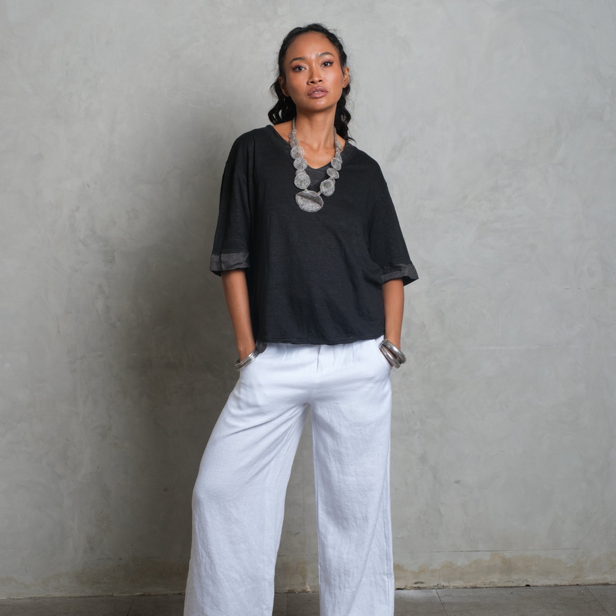 KARTIKA PANTS Snow white