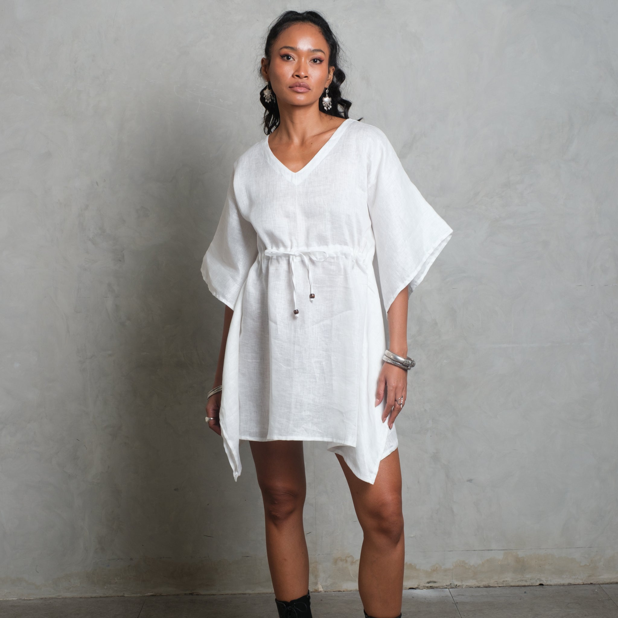 SARI KAFTAN Snow white