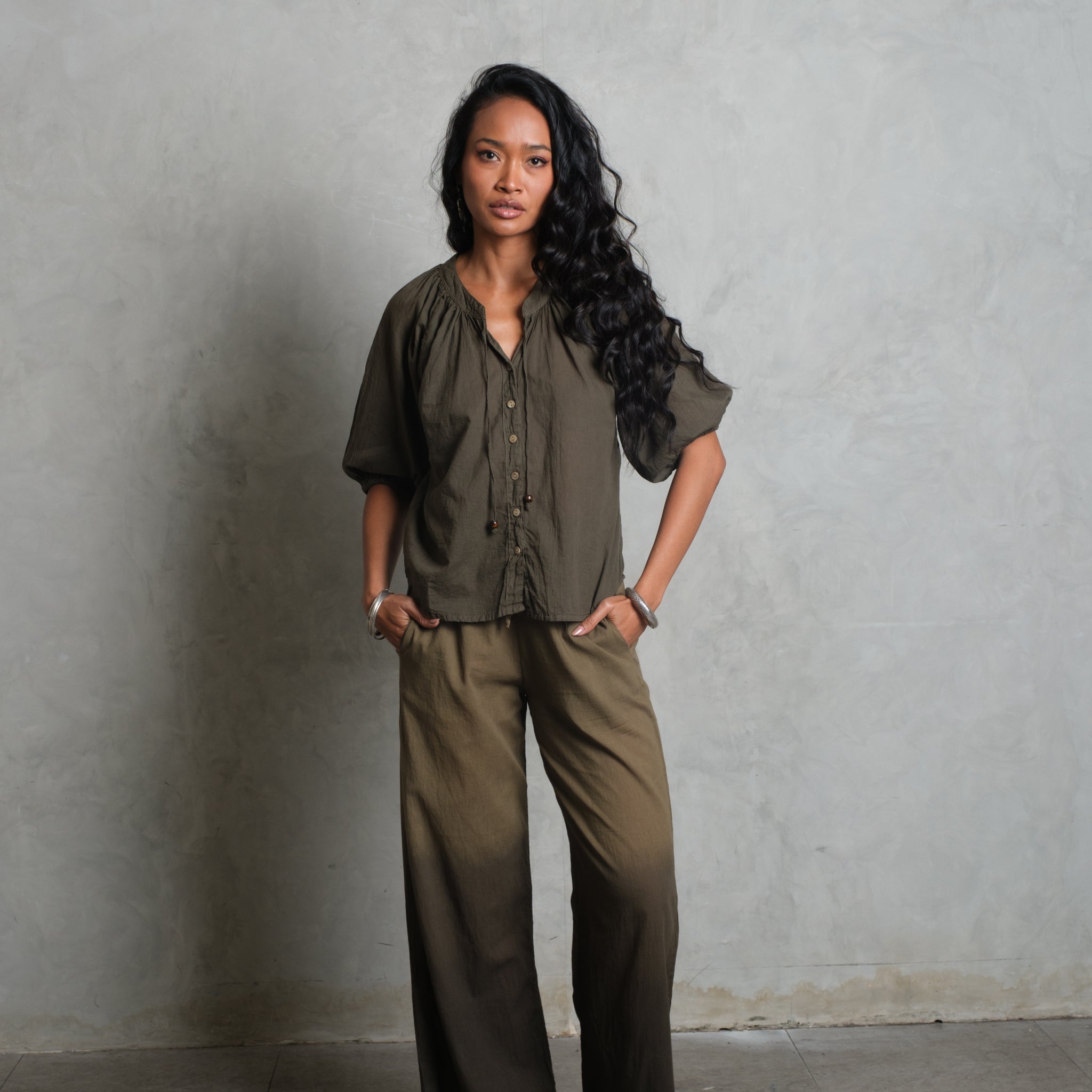 AKASHA TOP Olive