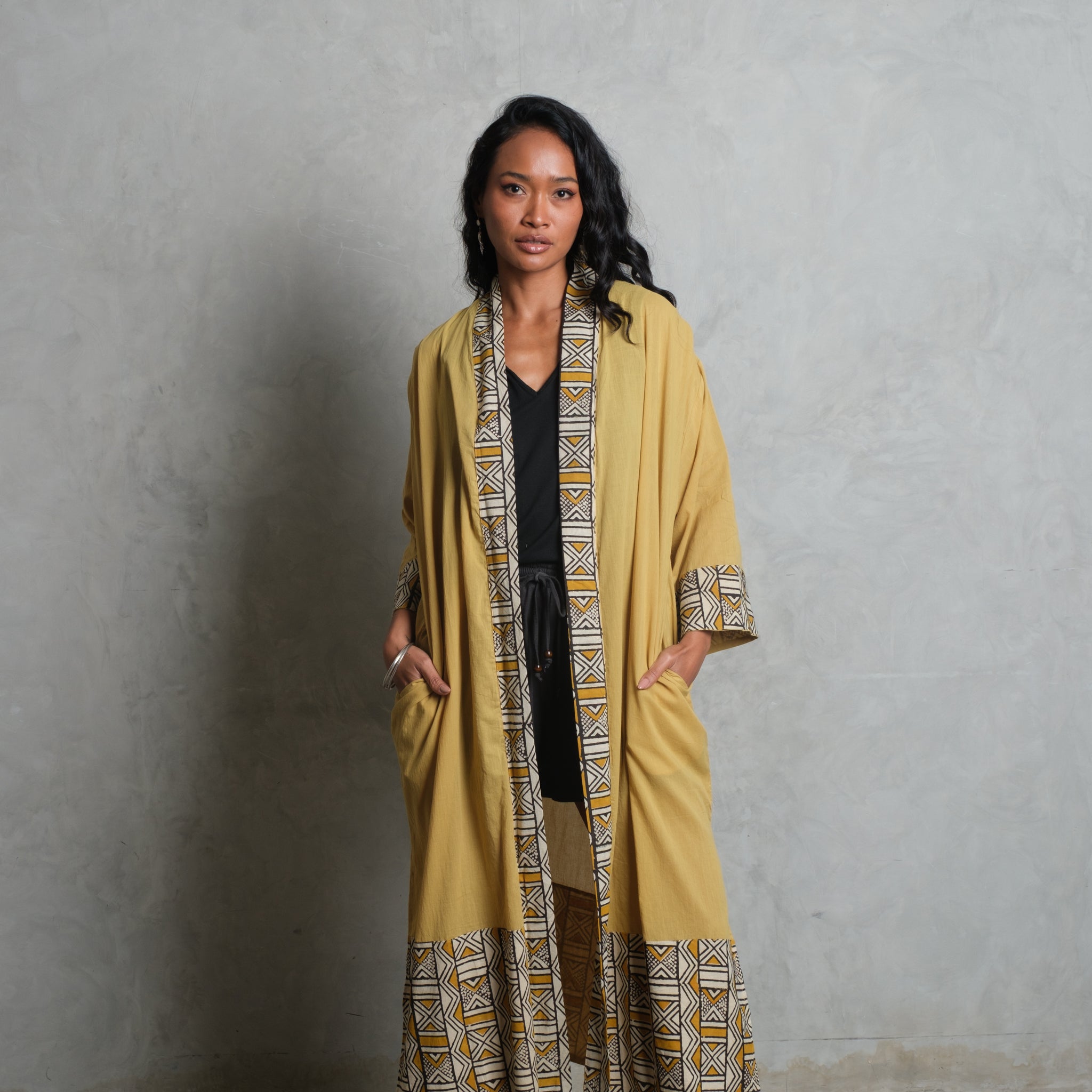 DHARMA KIMONO Saffron