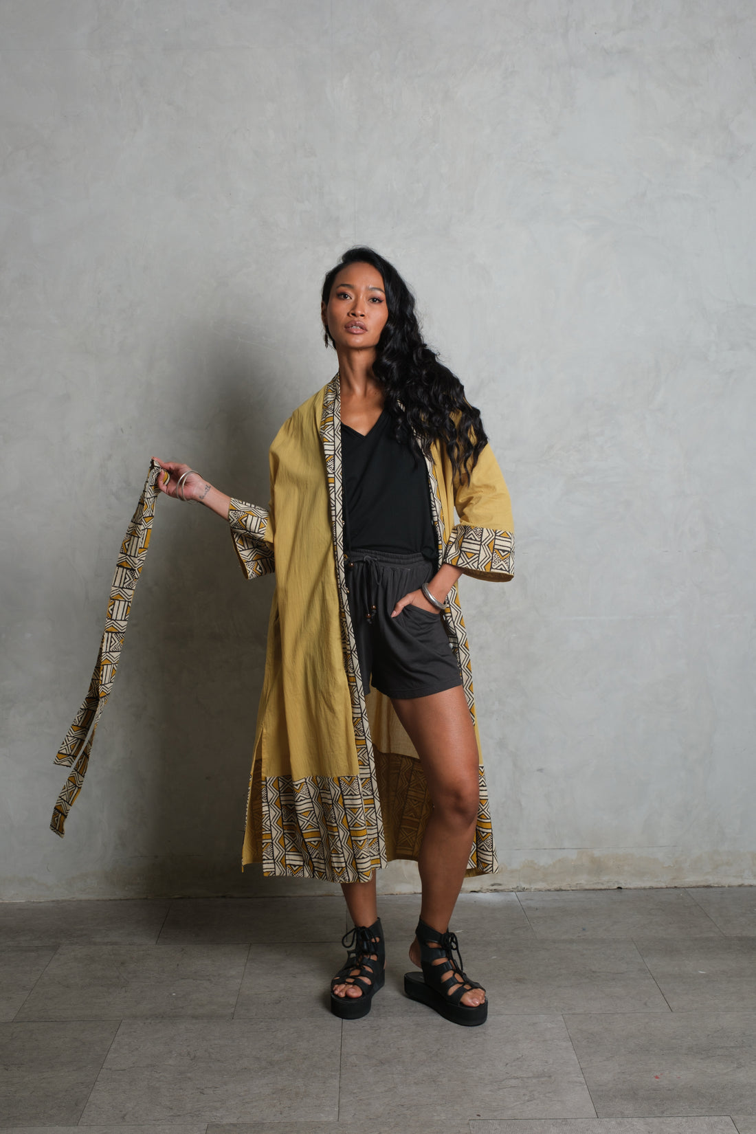 DHARMA KIMONO Saffron