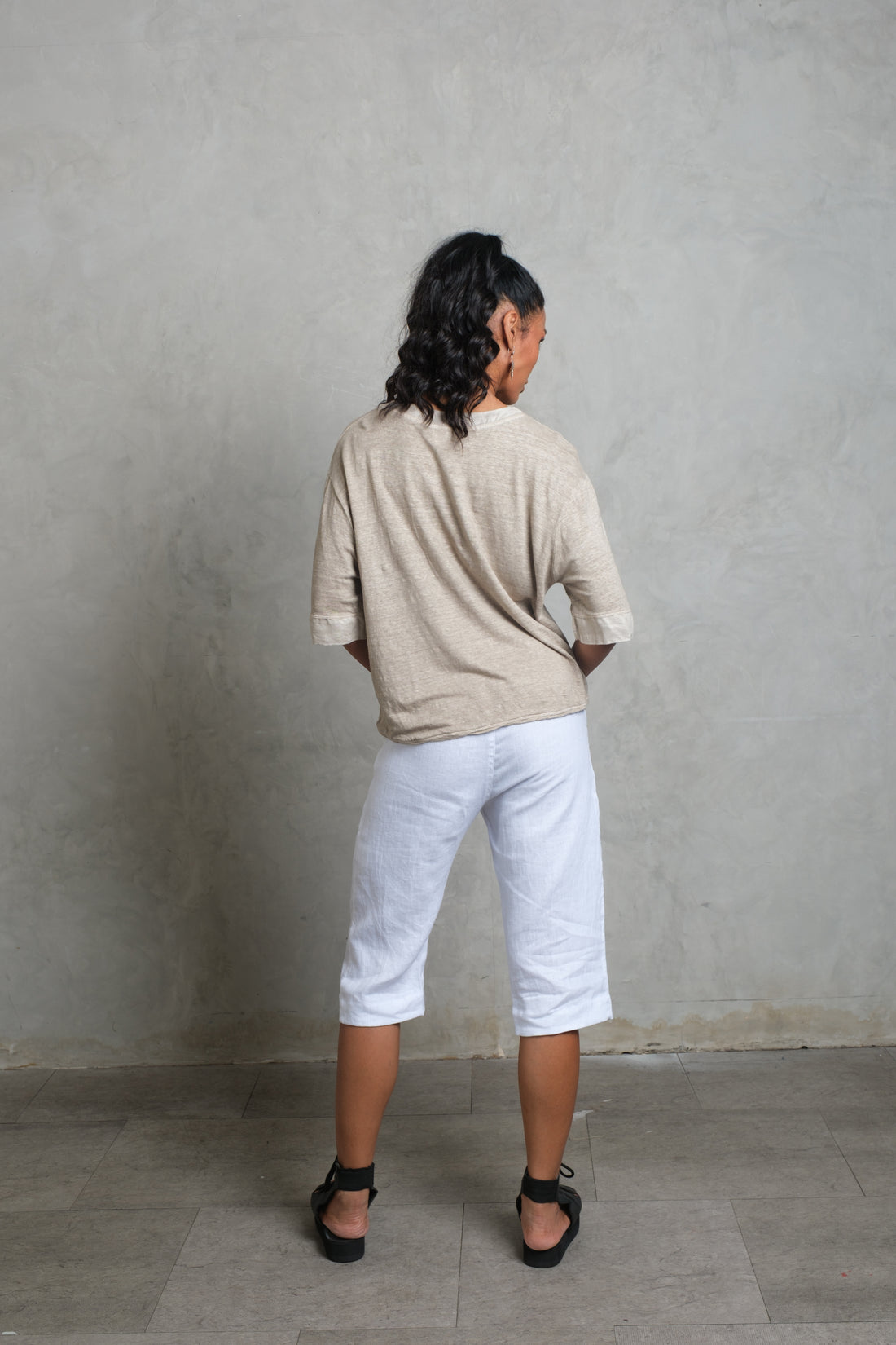 MELATI ¾ Pants Snow white