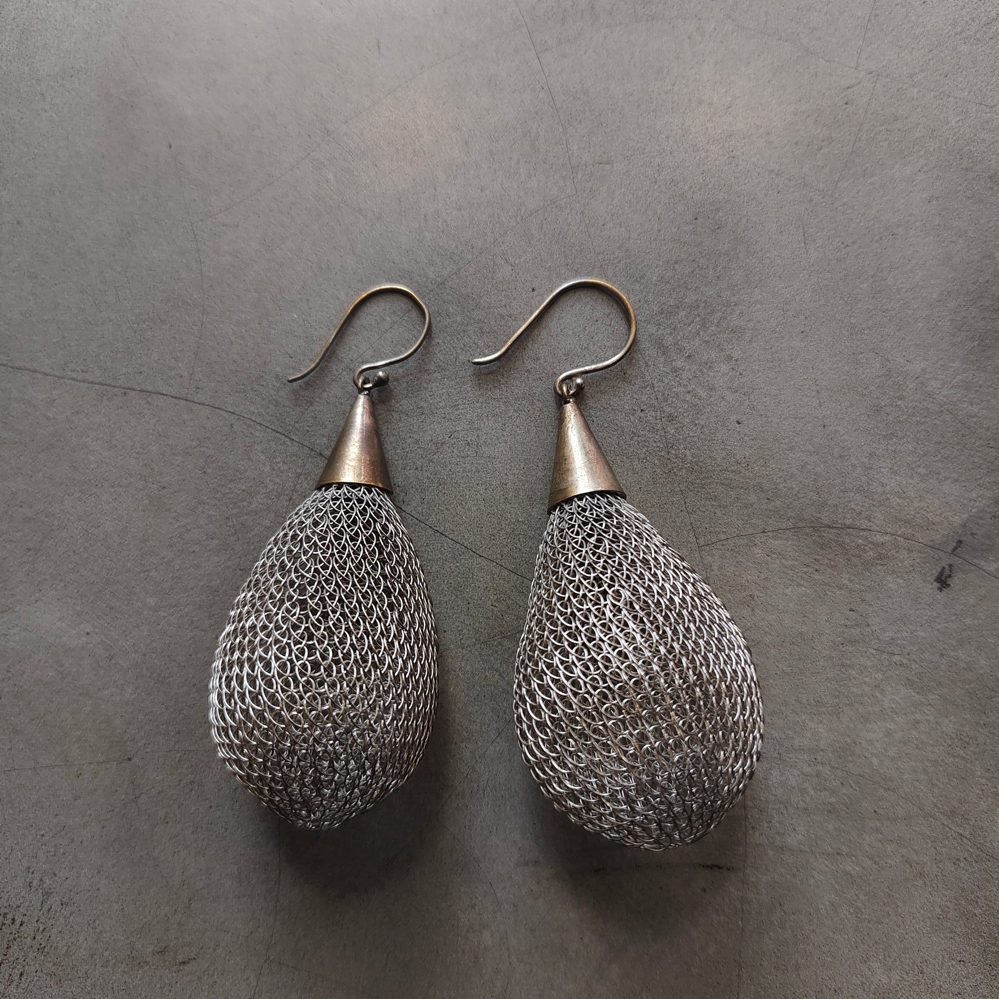 Jalin Drop Earrings  silver
