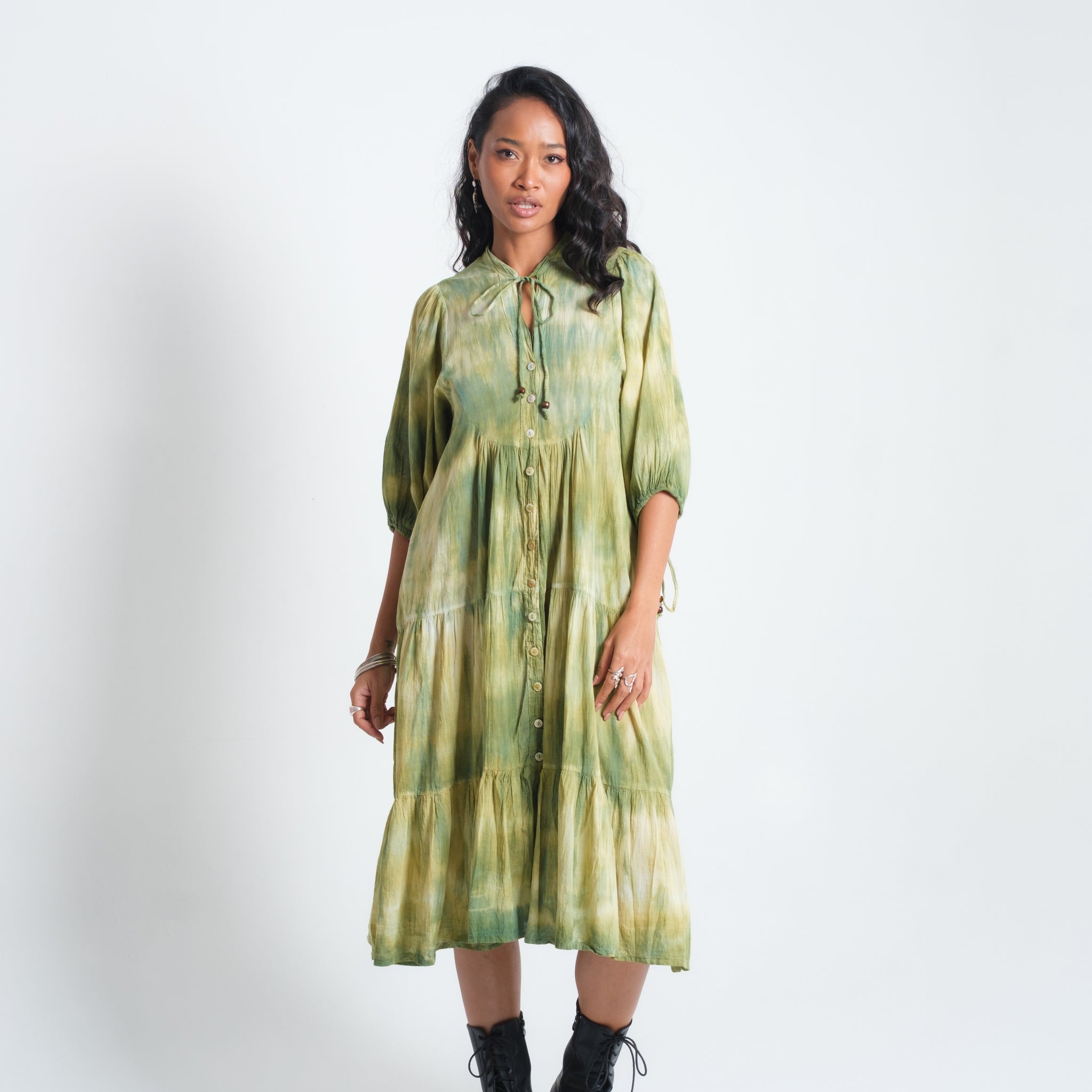 INDALI MAXI DRESS Diopside Tie Dye