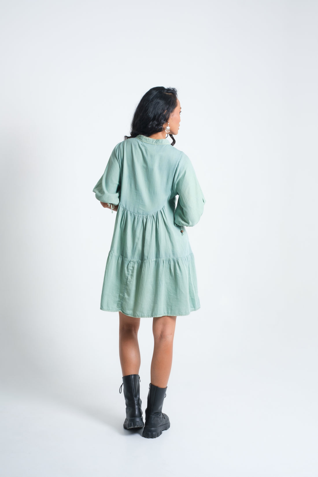 INDALI MIDI DRESS Diopside