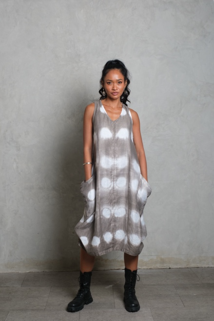 KIRANA Dress – Smoke Tie Dye by Muda js.