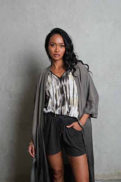 DEWI Kimono – Smoke Ombre by Muda js.
